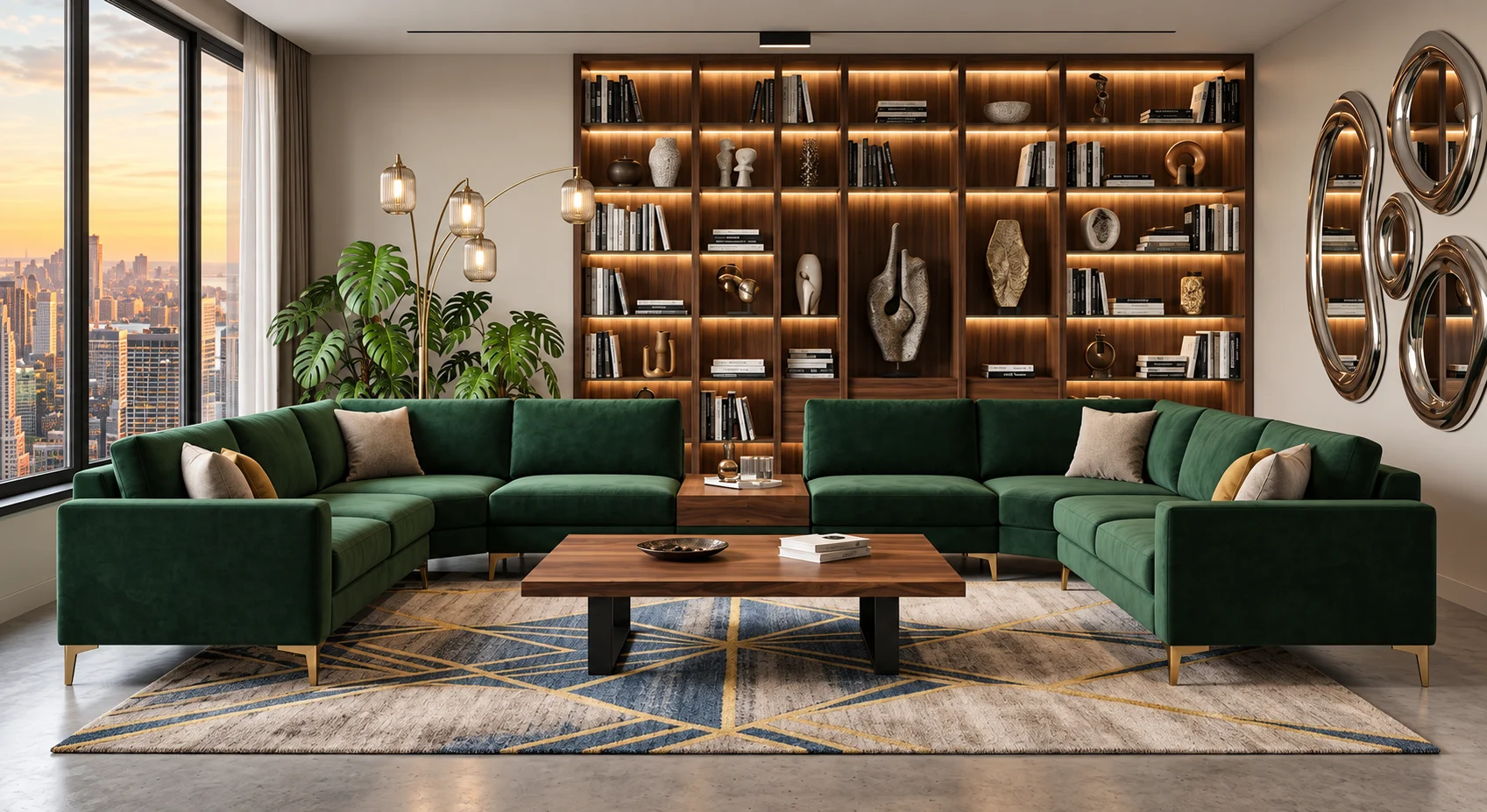 Maison yeşil salon slider görseli